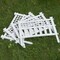 Gardenised Plastic Outdoor Decor Garden Flower Edger Fence, Border, 4 Panels, White QI004112W.4 - alternate 8